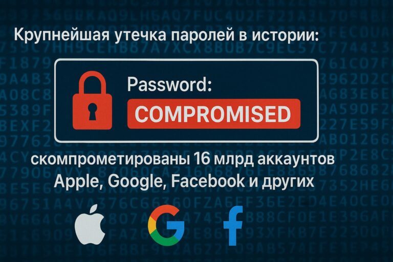 Мощная утечка паролей в истории